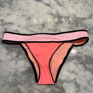 Victoria's Secret Pink and Coral Bikini Bottom